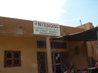 Sign at Nyesegiso Caisse d'Eparne et de credit